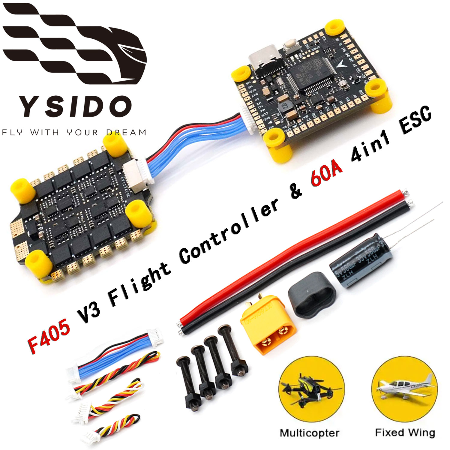 Mateksys Flight Controller F405 Wte - YSIDO F4 F405 V3 Flight Controller
