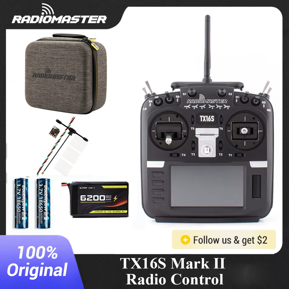 Radiomaster Tx16S Mark Ii Elrs - RadioMaster TX16S MKII V4.0 Hall Gimbals