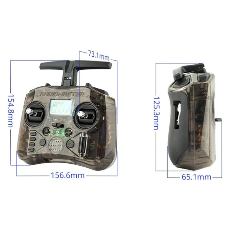 ELRS FCC Mode 2 Mesh Case Tran - Radiomaster Pocket Elrs M2 ulasan dan harga