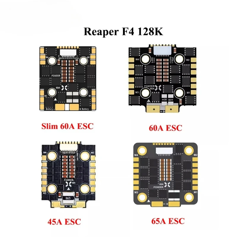 UniFly1pcs Reaper F4 Mini 128K - Foxeer Reaper F4 128K 65A Esc ulasan dan harga