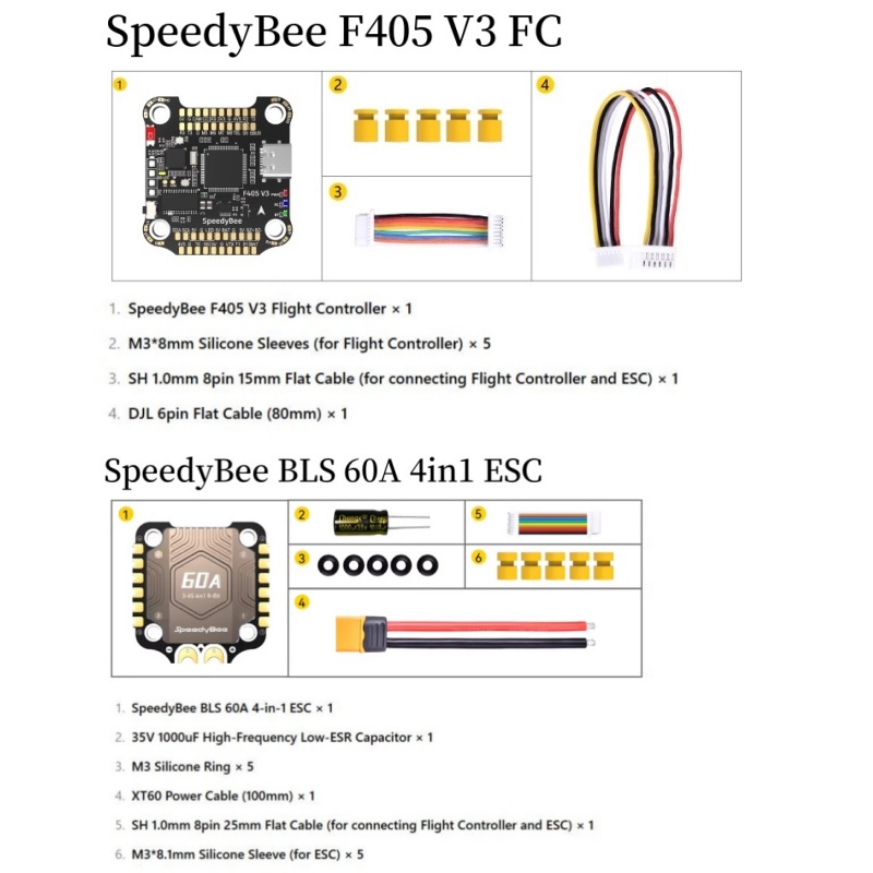 SpeedyBee F4 F405 V4 55A BLS 3 - Speedybee F405 V4 Bls 55A Stack ulasan dan harga