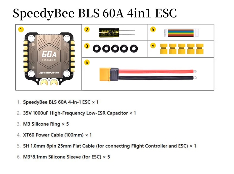 SpeedyBee F4 F405 V4 55A BLS 3 - Speedybee F405 V4 Bls 55A Stack ulasan dan harga